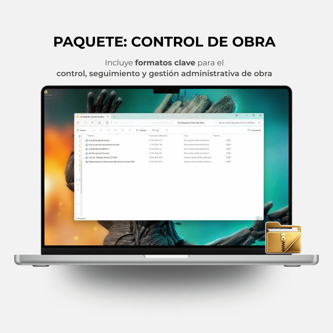 PAQUETE: CONTROL DE OBRA